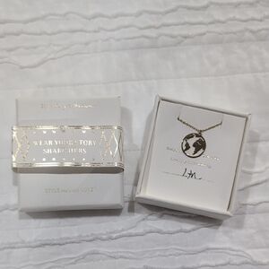 Noonday Collection x Storyline Unified Gold Globe Necklace